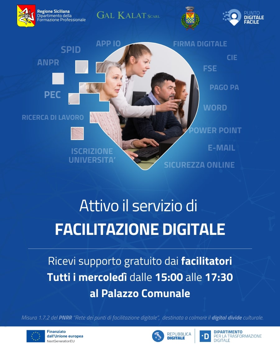 Attivo il servizio di facilitazione digitale